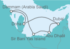 Itinerario della crociera Emirati Arabi - MSC Crociere