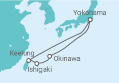 Itinerario della crociera Giappone, Taiwan - Princess Cruises