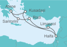 Itinerario della crociera Grecia, Turchiae - MSC Crociere