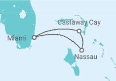 Itinerario della crociera Stati Uniti - Disney Cruise Line