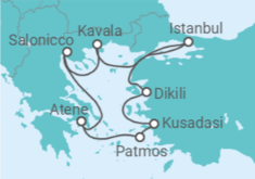 Itinerario della crociera Grecia, Turchia - Celestyal Cruises