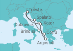 Itinerario della crociera Croazia, Montenegro, Grecia, Italia - Costa Crociere