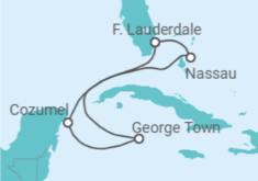 Itinerario della crociera Bahamas, Messico, Isole Cayman - Celebrity Cruises