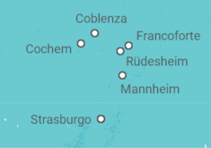 Itinerario della crociera Crucero por 3 rios: Rin, Mosela y Meno (formula puerto/puerto) - CroisiEurope