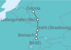 Itinerario della crociera Da BASEL a Colonia - AmaWaterways