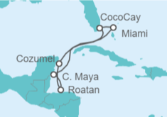 Itinerario della crociera Honduras, Messico - Royal Caribbean