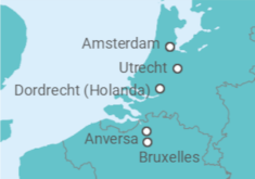 Itinerario della crociera Olanda, Belgio - AmaWaterways