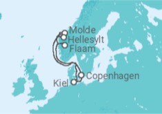 Itinerario della crociera Fiordi Norvegesi - MSC Crociere