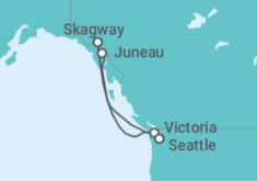Itinerario della crociera Alaska - Royal Caribbean