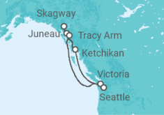 Itinerario della crociera Alaska - Carnival Cruise Line