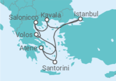 Itinerario della crociera Turchia, Grecia - Celestyal Cruises