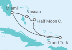 Itinerario della crociera Bahamas - Carnival Cruise Line