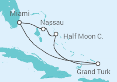 Itinerario della crociera Bahamas - Carnival Cruise Line