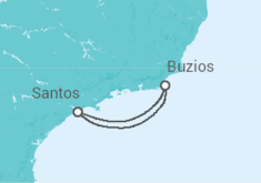 Itinerario della crociera Brasile - MSC Crociere