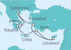 Itinerario della crociera Grecia, Cipro, Turchia - Celebrity Cruises