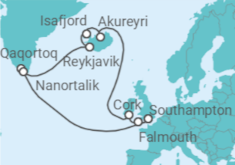 Itinerario della crociera Islanda - Princess Cruises
