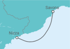 Itinerario della crociera Francia - Costa Crociere