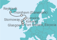 Itinerario della crociera Regno Unito - Explora Journeys