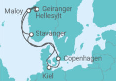 Itinerario della crociera Norvegia, Germania - Costa Crociere