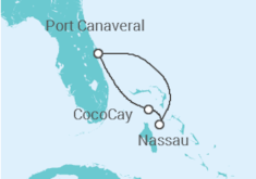 Itinerario della crociera Bahamas - Royal Caribbean