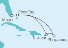 Itinerario della crociera Portorico, Sint Maarten - Royal Caribbean