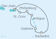 Itinerario della crociera Sint Maarten, Antigua E Barbuda, Santa Lucia, Barbados - Royal Caribbean