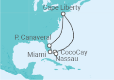 Itinerario della crociera Stati Uniti, Bahamas - Royal Caribbean