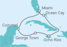 Itinerario della crociera Capodanno in Giamaica e Messico - MSC Crociere
