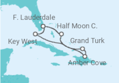 Itinerario della crociera Bahamas, Stati Uniti - Holland America Line
