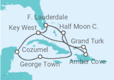 Itinerario della crociera Jamaica, Islas Caimán, México, Estados Unidos (EE.UU.), Bahamas - Holland America Line