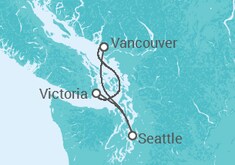Itinerario della crociera Stati Uniti, Canada - Holland America Line