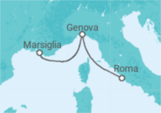 Itinerario della crociera Italia - Costa Crociere