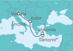 Itinerario della crociera Montenegro, Grecia - MSC Crociere