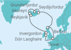 Itinerario della crociera Islanda, Regno Unito - Carnival Cruise Line