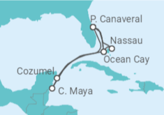 Itinerario della crociera Bahamas, Stati Uniti, Messico - MSC Crociere