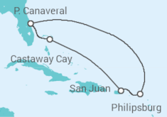 Itinerario della crociera Sint Maarten - Disney Cruise Line