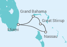 Itinerario della crociera Bahamas - NCL Norwegian Cruise Line