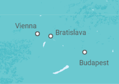 Itinerario della crociera Las capitales danubianas  - CroisiEurope