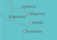 Itinerario della crociera El Rin esencial  - CroisiEurope