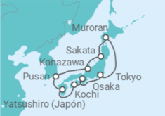 Itinerario della crociera Giappone, Corea del Sud - MSC Crociere