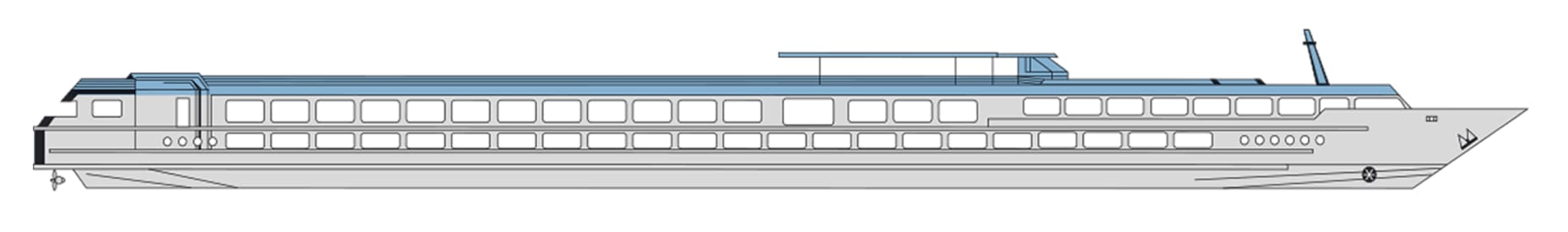 Profilo del ponte del MS Elbe Princesse II