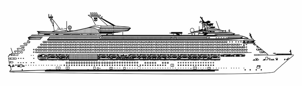 Profilo del ponte del Voyager of the Seas