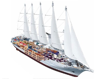 Profilo del ponte del Wind Surf