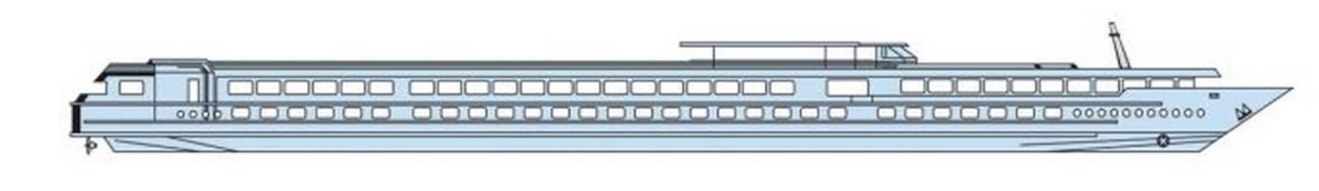 Profilo del ponte del MS Seine Princess