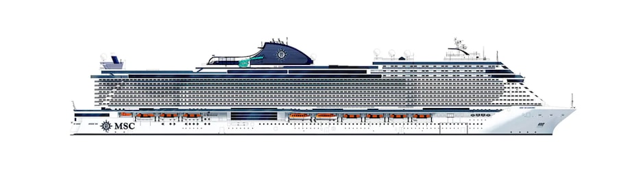 Profilo del ponte del MSC Seashore