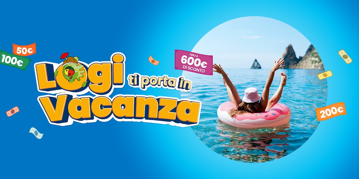 Logi Ti Porta in Vacanza con sconti fino a 600€!