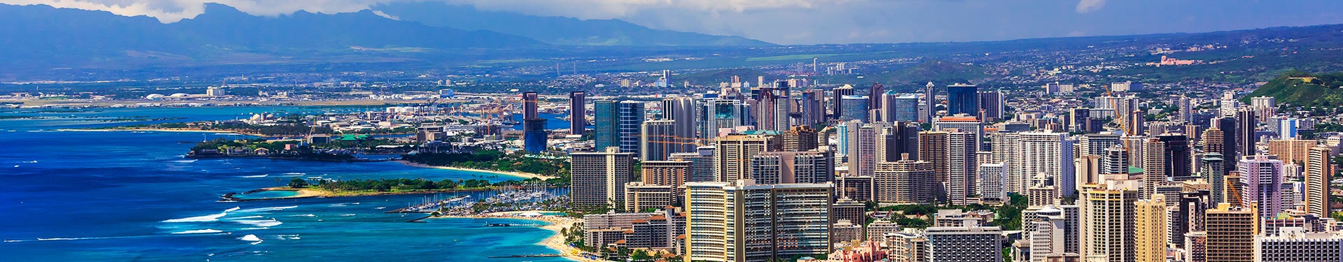 New York, Las Vegas, Los Angeles, San Francisco, Honolulu (O'ahu) e Maui