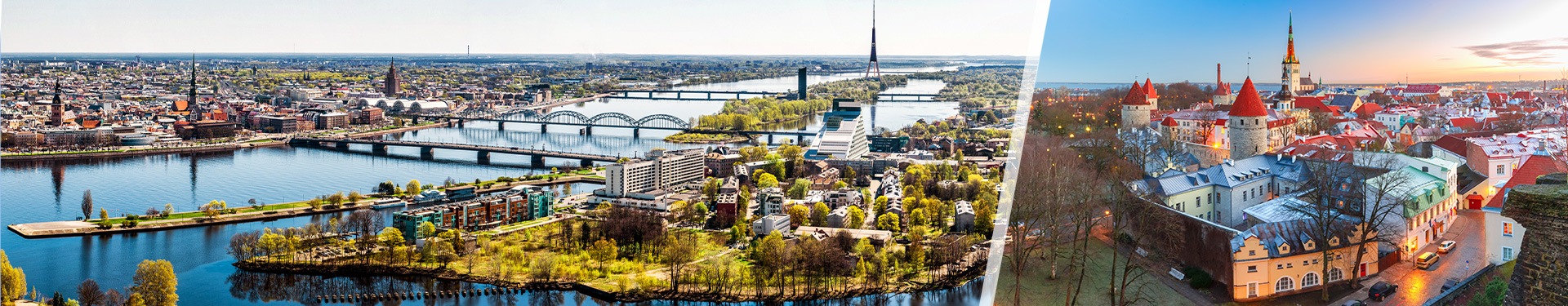 Riga e Tallinn in aereo