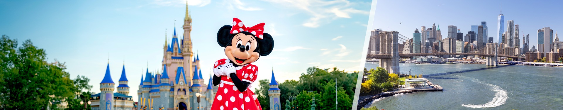 New York, Las Vegas, Los Angeles, San Francisco e Walt Disney World Orlando
