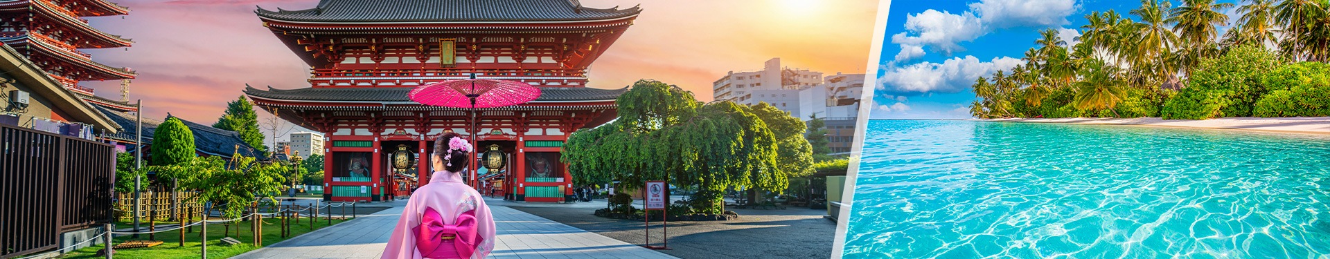 Osaka, Kyoto, Tokio, Tahiti e Bora Bora